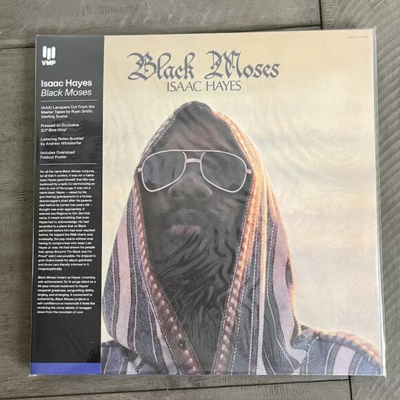 Isaac Hayes Black Moses 2-LP ~ Exclusive Color Vinyl + Poster ~ Brand New! - Picture 2 of 2